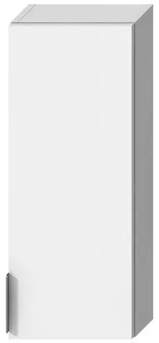 JIKA TIGO stredná plytká skrinka, biela, 32 x 15 x 81 cm,