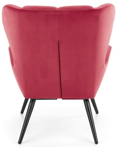 Kreslo CHATEU tmavočervené
