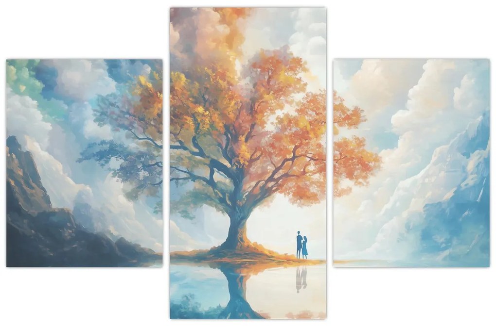 Obraz – Strom života a lásky (90x60 cm)