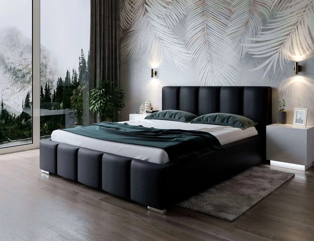 ČALÚNENÁ MANŽELSKÁ POSTEĽ MAREK 120X200 MADRYT 9100