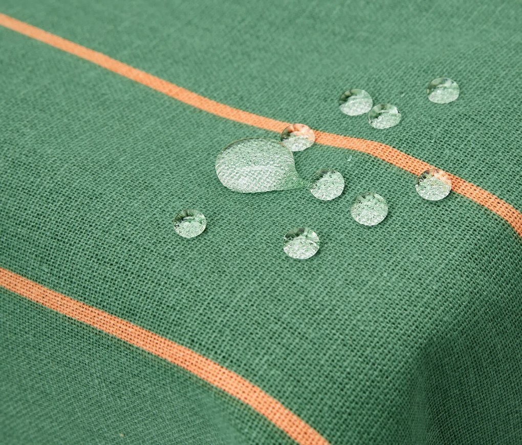 Umývateľný obrus, cca 90 x 90 cm, prúžkovaný