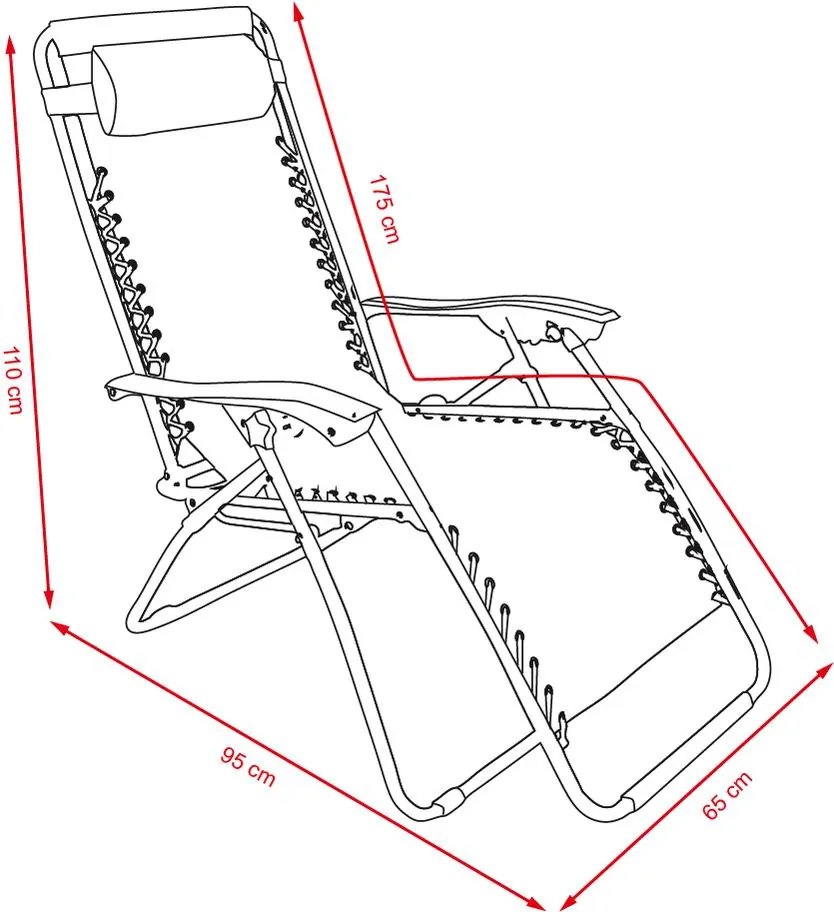 Relaxačné kreslo Avenberg SOFIA/ DALLAS - čierna