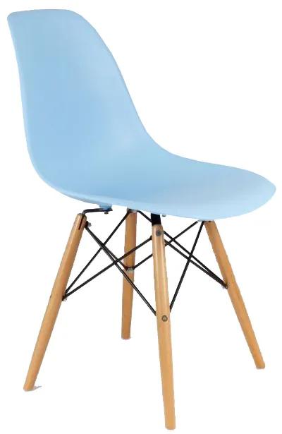 Bestent Jedálenská stolička modrá škandinávsky štýl Classic
