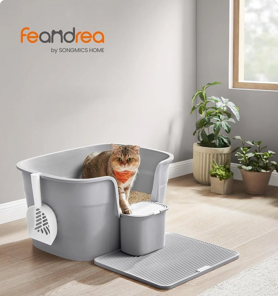 Kočičí toaleta Sofis 64 cm šedá