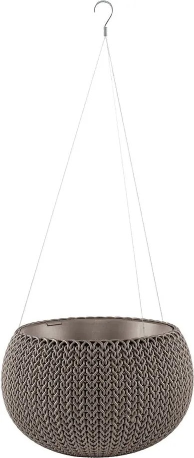 Plastový závesný a nástenný kvetináč ø 36 cm Cozy – Keter