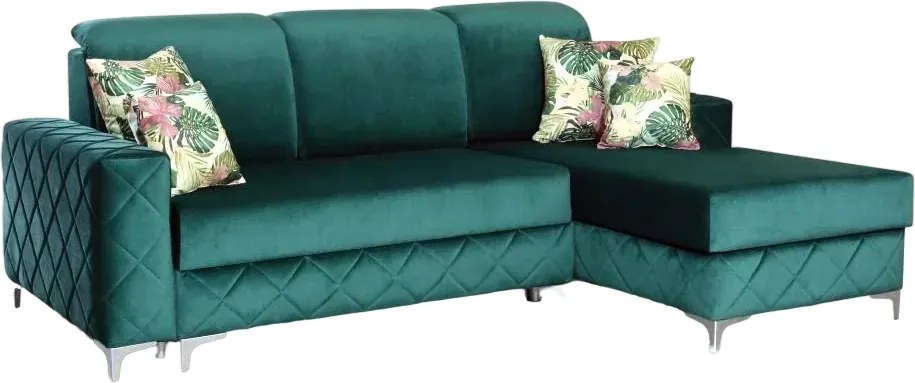 Sedacia súprava Borys mini, pravá, zelená (terra 39 /pol. tropic)