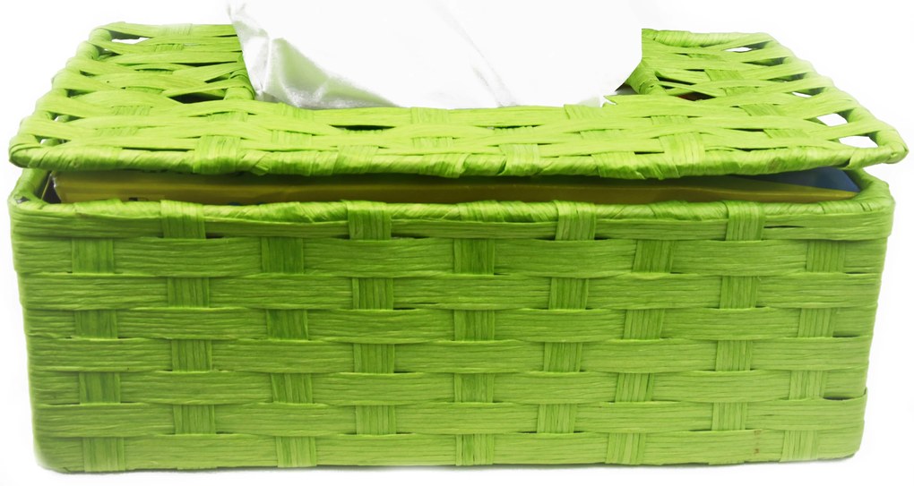 Box na vreckovky zelený