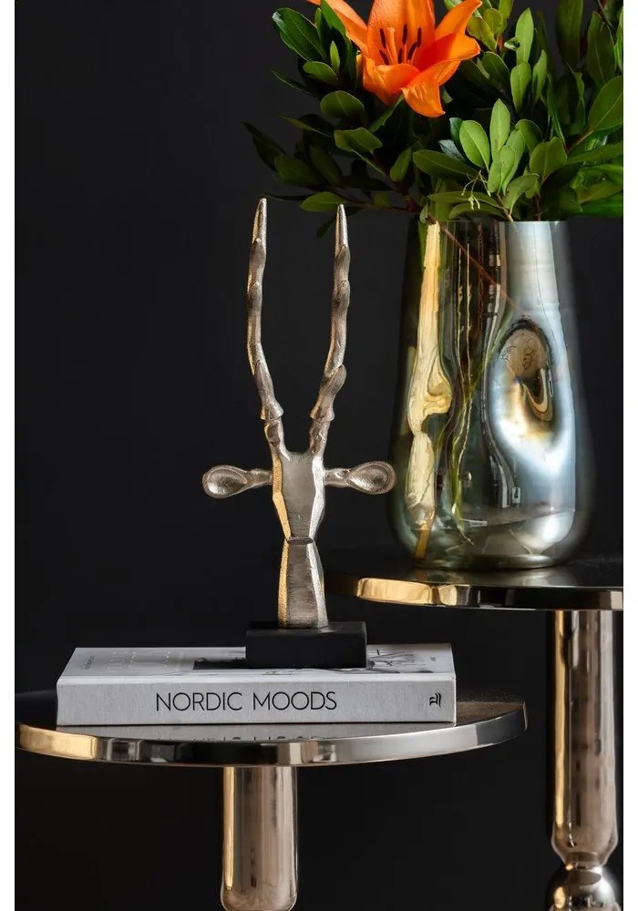 Kovová soška (výška 34 cm) Reindeer Head – PT LIVING