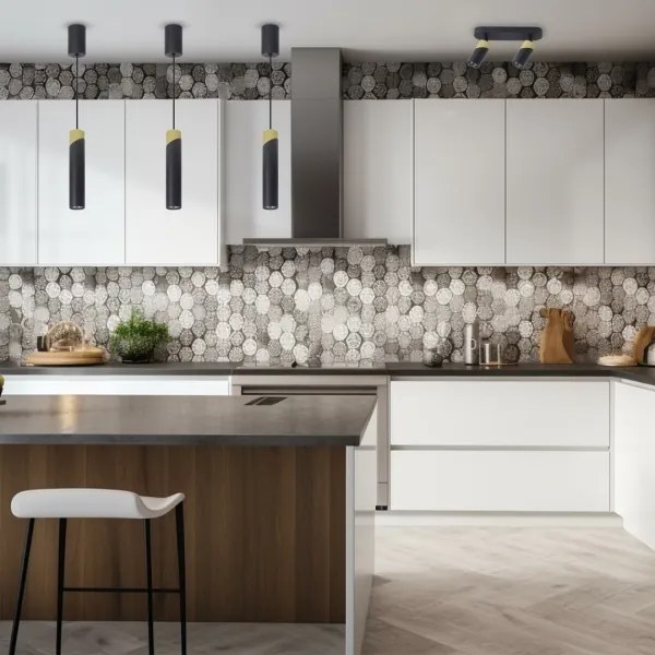 Bodové svietidlo NEO 2xGU10/8W/230V čierna/zlatá