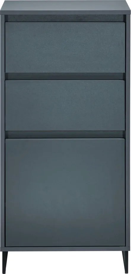 Komoda so šuplíkmi Cologne, 50 cm, antracitová