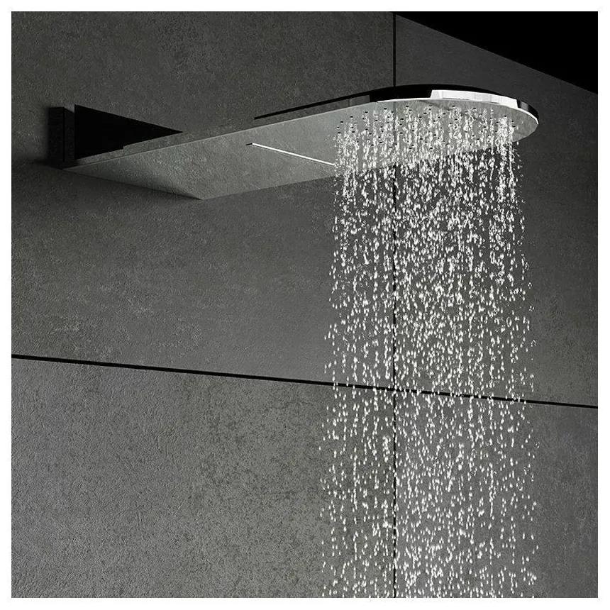 STEINBERG 390 horná sprcha Wall Rain, 2jet, 250 x 600 mm, s nástenným pripojením, leštená nerezová oceľ, 3905652