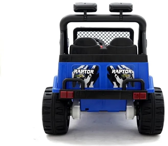 LEAN CARS ELEKTRICKÉ AUTÍČKO JEEP S618 - NELAKOVANÉ - MODRÉ - 2x45W - 12V7Ah - 2024