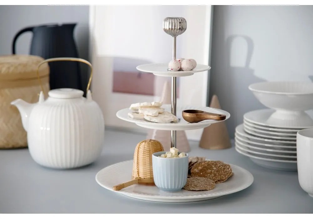 Biela porcelánová čajová kanvica Kähler Design Hammershoi, 1,2 l