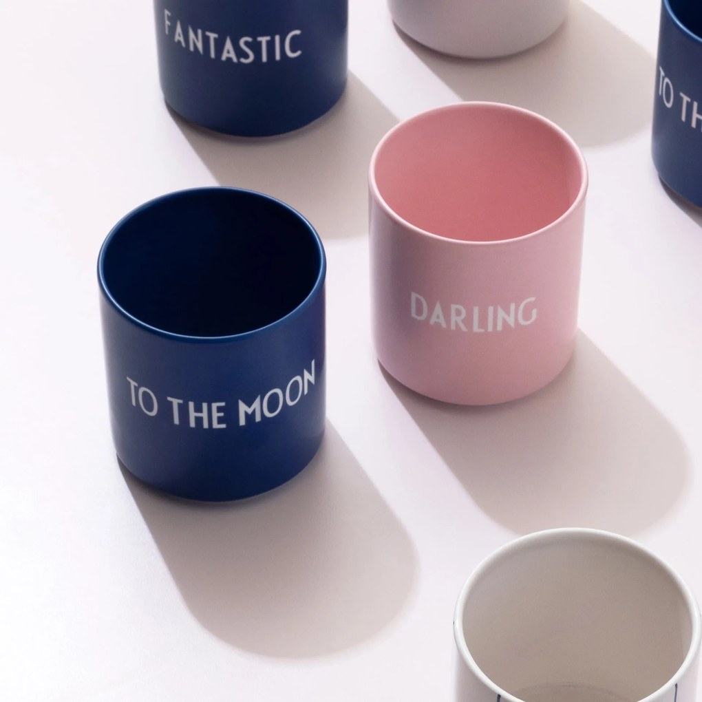 DESIGN LETTERS Porcelánový hrnček To the Moon Dark Blue 300 ml