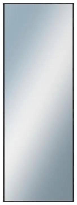 DANTIK - Zrkadlo v rámu, rozmer s rámom 50x140 cm z lišty Hliník čierna (7003021)