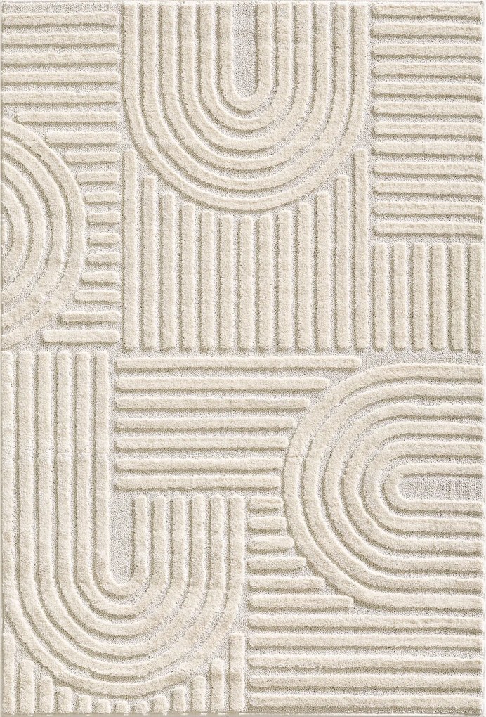 Ayyildiz, Kusový koberec Art 1121 Cream, 120x170, béžová, obývacia izba