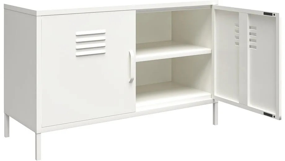 Biela kovová skrinka 100x64 cm Mission District - Støraa