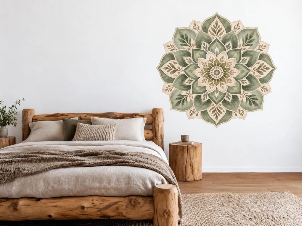 Šalvějová mandala arch 123 x 122 cm