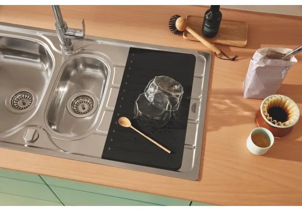 GROHE 40872K00 - Odkvapkávacia doska 450 x 250 mm keramika/čierna