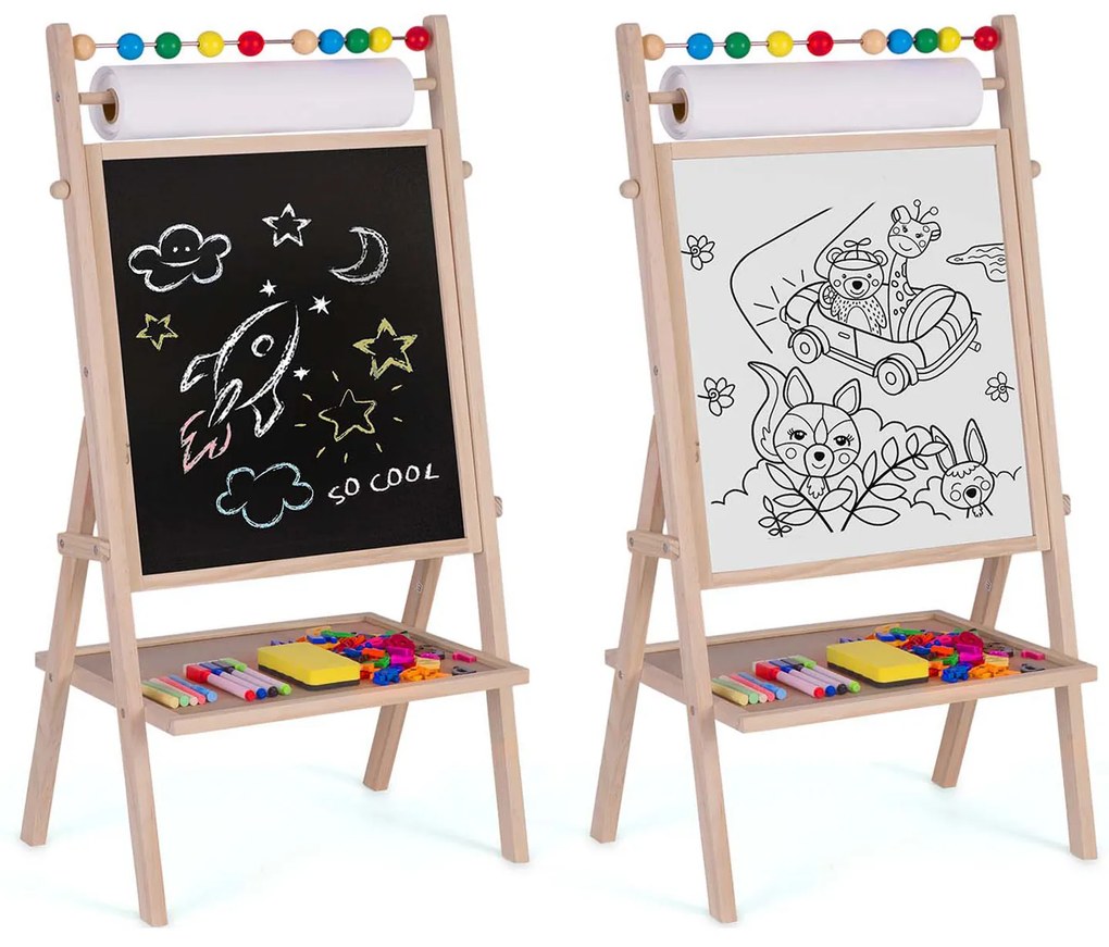 Magnetická tabuľa Ricokids otočná tabuľa