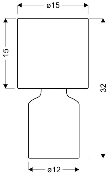 Stolná lampa INER 1xE14/40W/230V hnedá