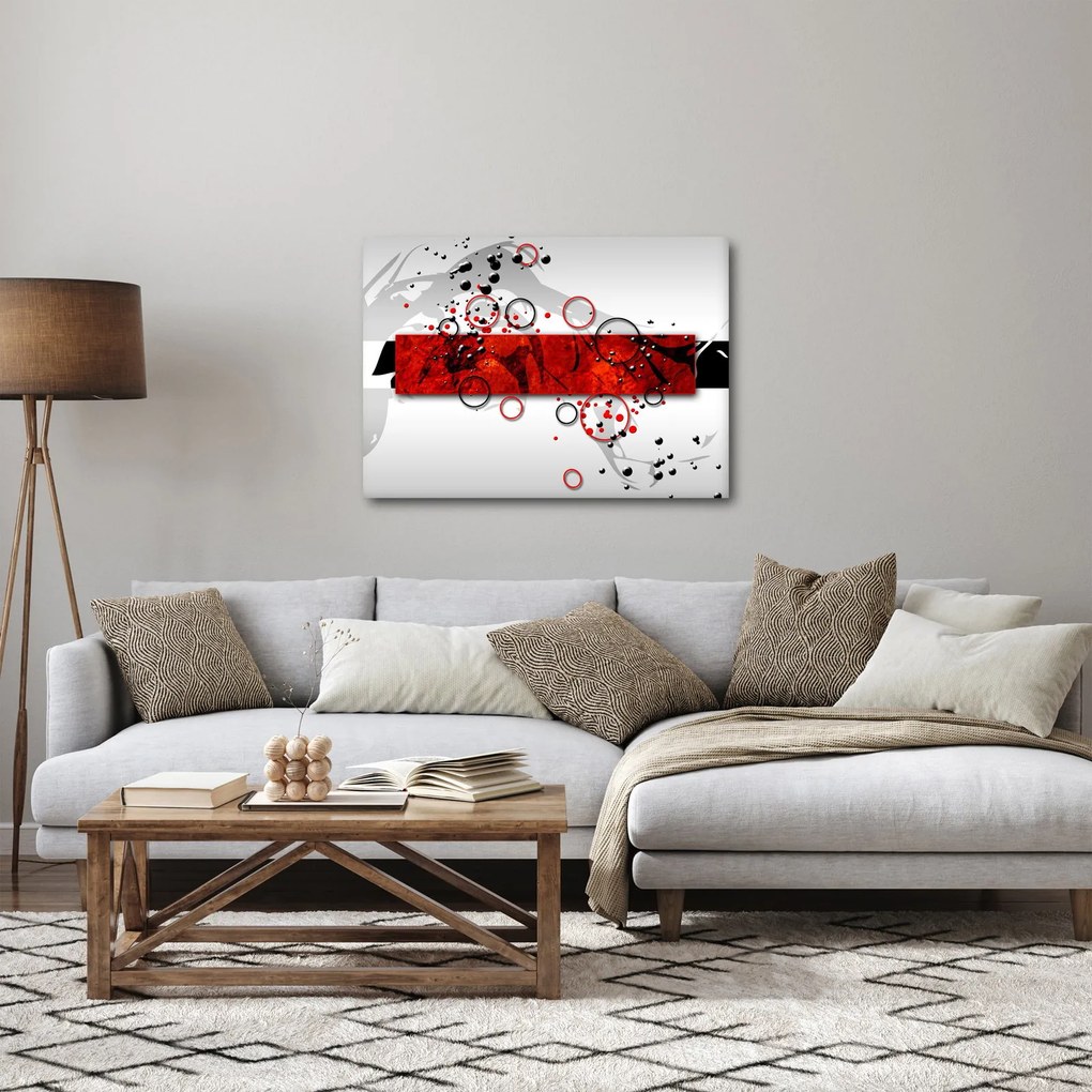 Obraz abstrakcie (70x50 cm)