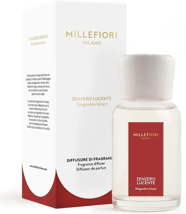 Millefiori Milano Aroma difuzér Zenzero Lucente, 250 ml