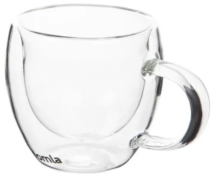 Sada dvoch šálok CEMBRA s dvojitým dnom 888910 80 ml