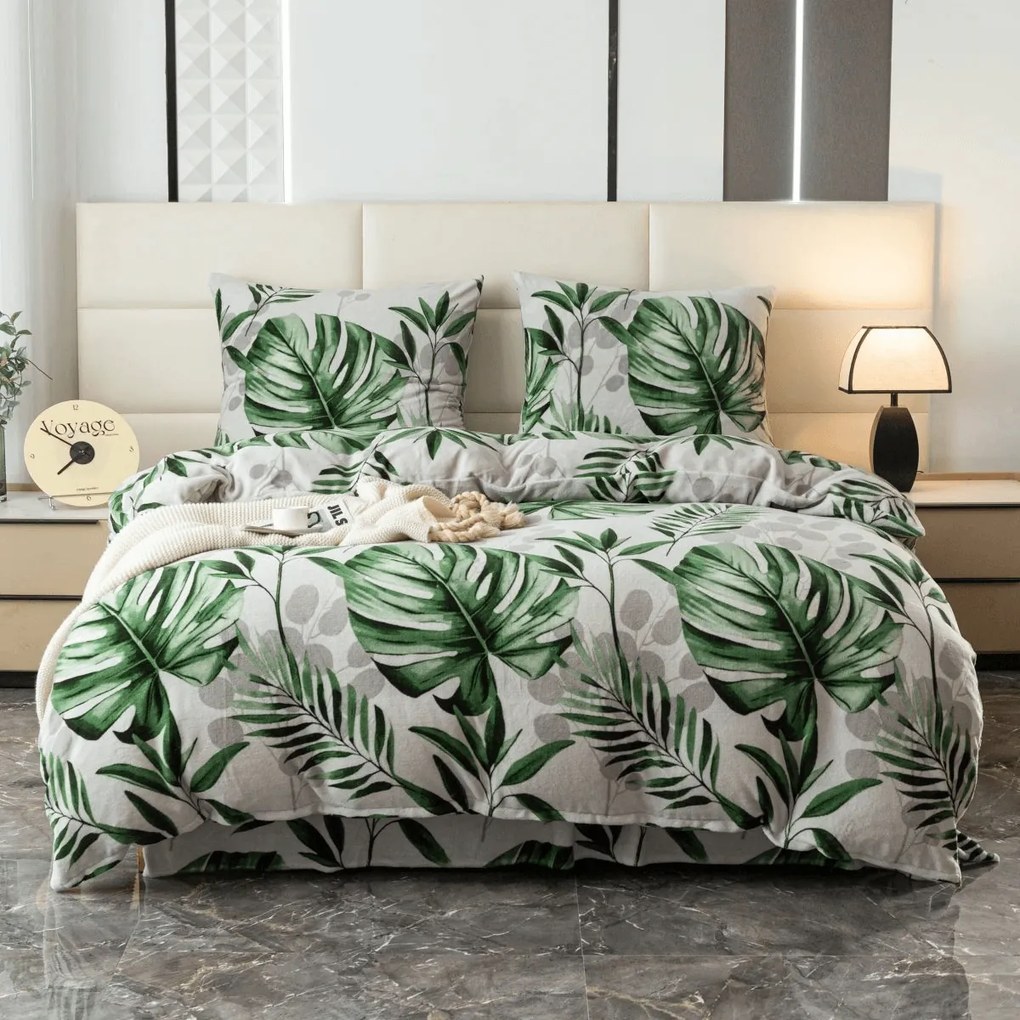 Obliečky mikroplyš SINERO zelené Rozmer obliečky: 70 x 80 cm | 140 x 200 cm