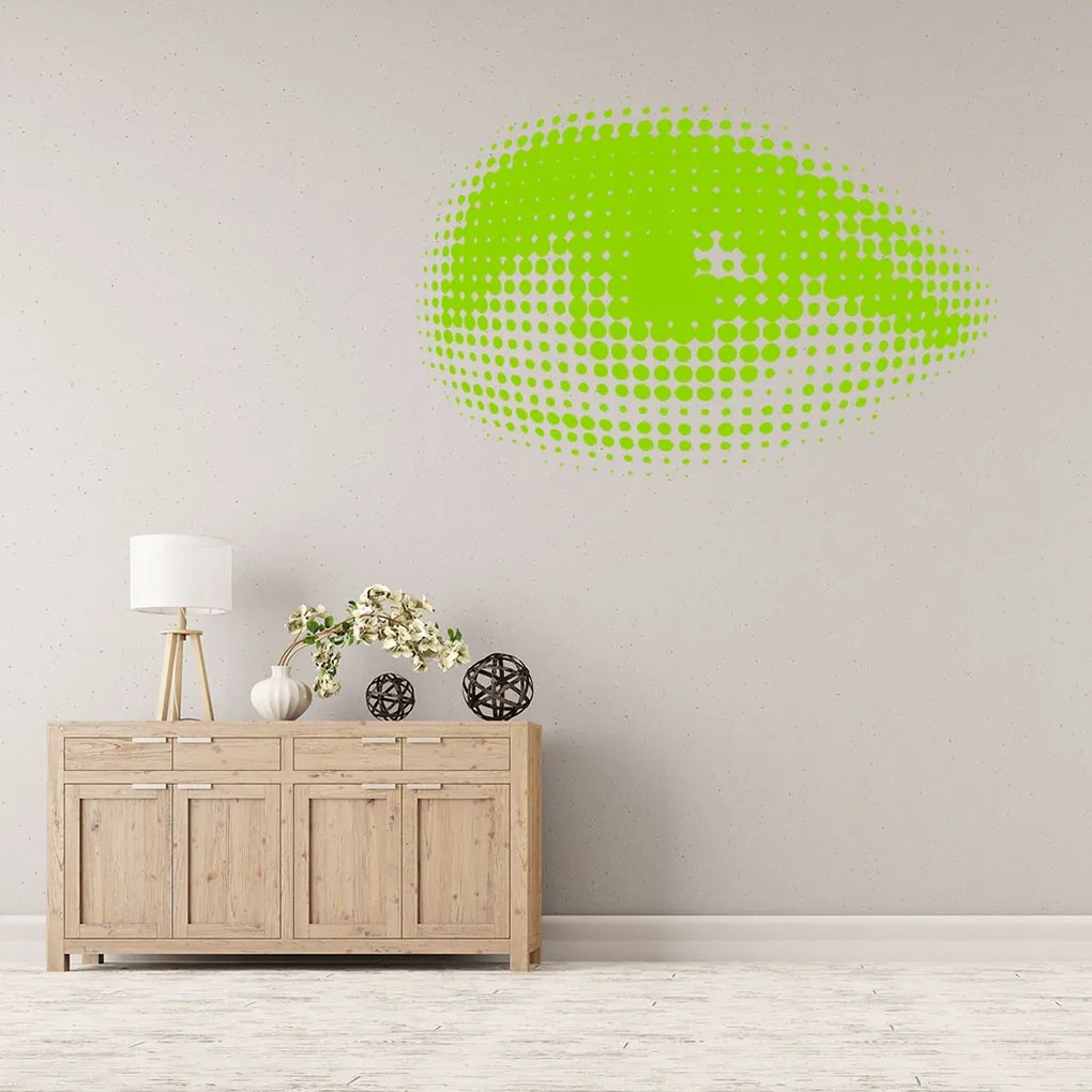 Veselá Stena Samolepka Oko Farba: fialová, Veľkosť: 100 x 67 cm