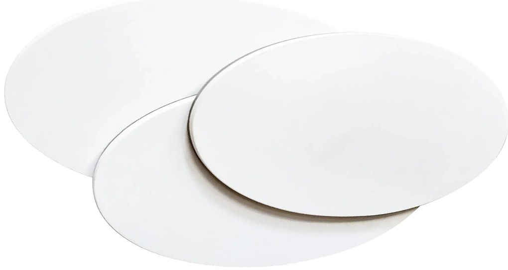 LED nástenné svietidlo Clover oval čierne