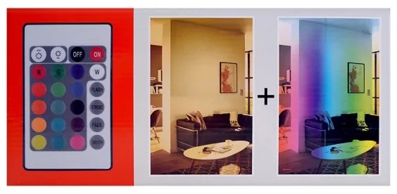 Eglo 75351 - LED RGB Stmievateľné stropné svietidlo ELLA-C 1xE27/7,5W/230V