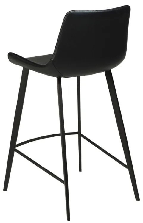 Čierna koženková barová stolička DAN-FORM Denmark Hype