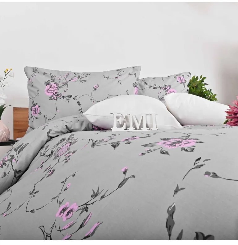 Obliečky bavlnené Lora EMI, Predĺžený set jednolôžko obsahuje 1x 140x220 + 1x 70x90