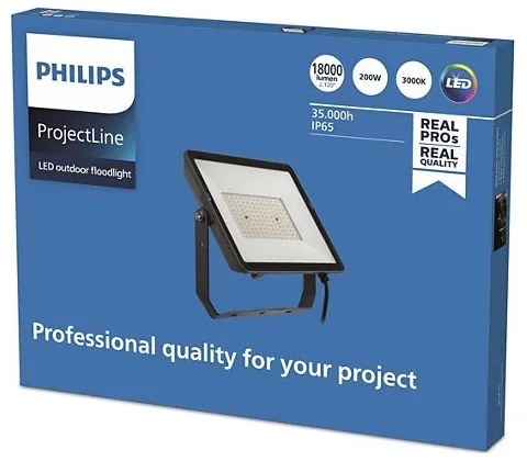 Philips - LED Vonkajší reflektor PROJECTLINE LED/200W/230V IP65 3000K