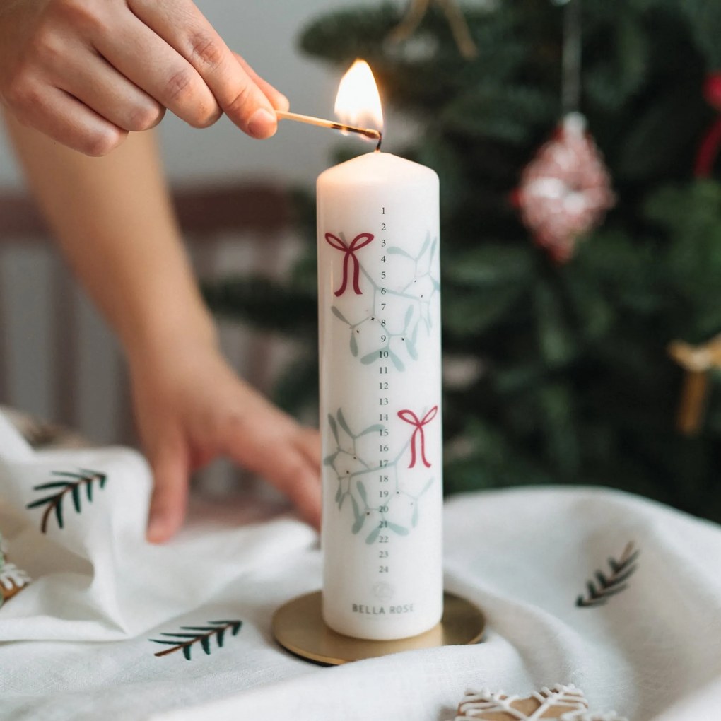 Bella Rose Adventná sviečka Imelo