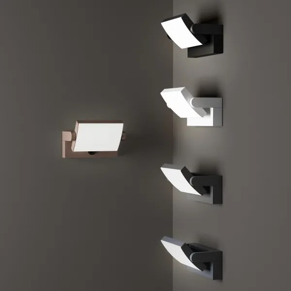Ideal Lux - LED vonkajšie nástenné svietidlo so senzorom SWIPE LED/21W/230V CRI90 IP54 sivé