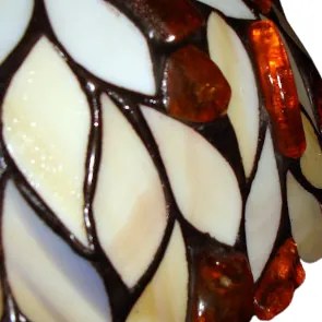 Lampa Tiffany jantarová 33*20Ø AMBER