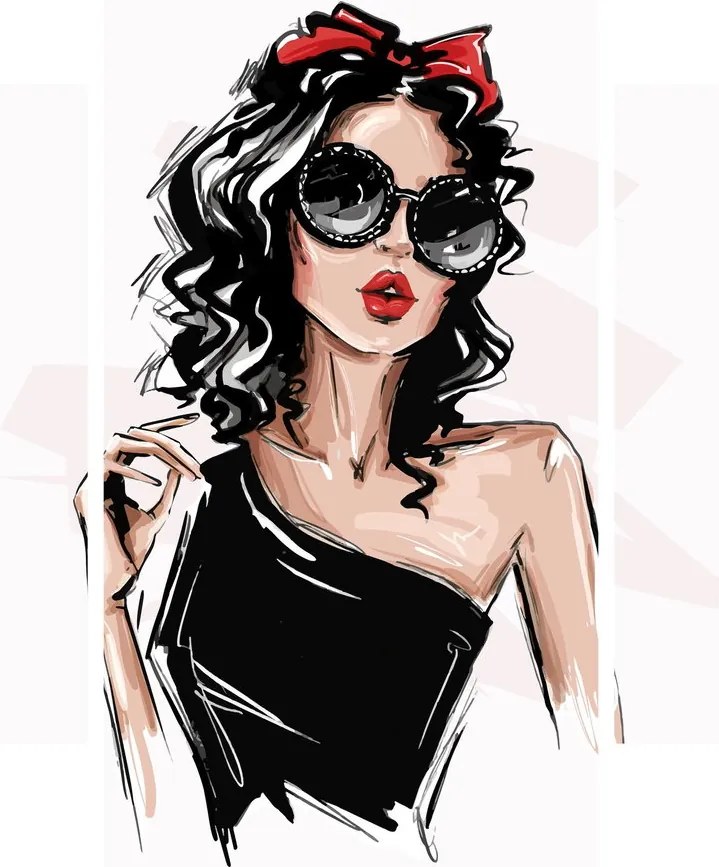 Obraz - Fashion woman (90x60 cm)