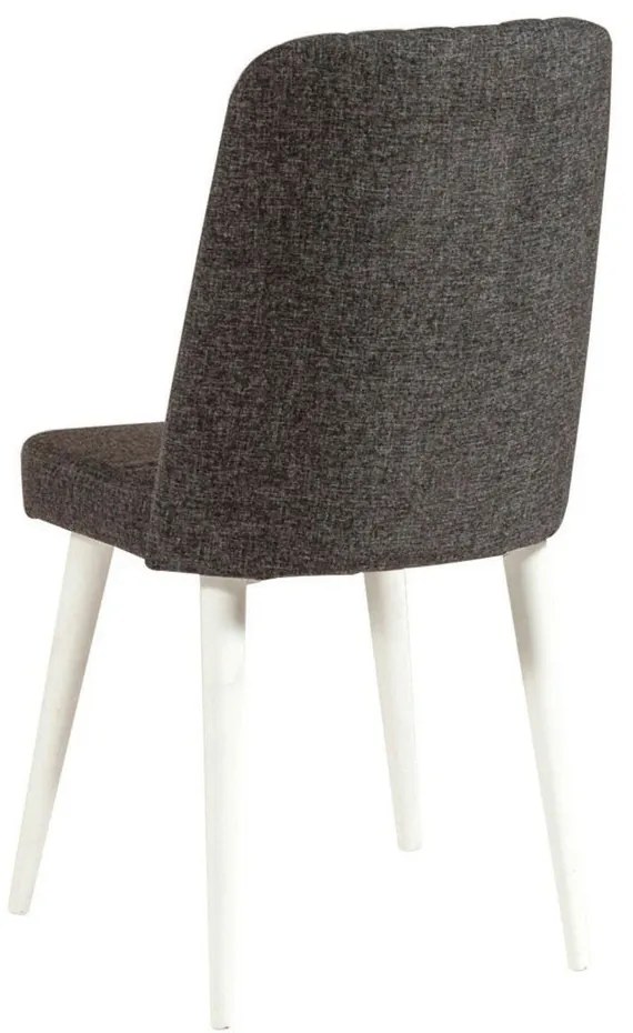 Antracitová zamatová jedálenská stolička Stormi Sandalye – Kalune Design