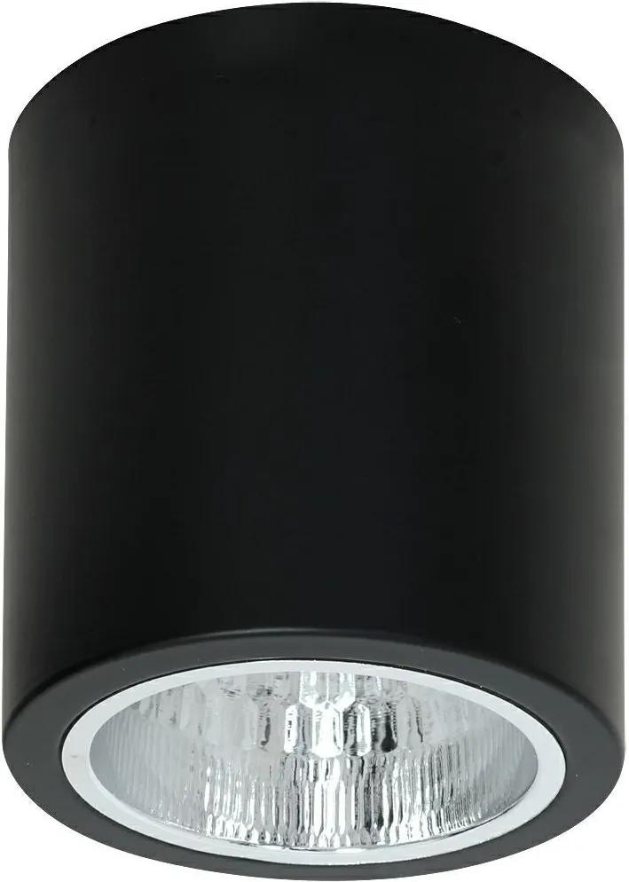 DekorStyle Stropné svietidlo Downlight round 15,5 cm čierne