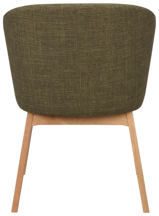 Zelené čalúnené jedálenské kreslá v súprave 2 ks Windham – Rowico