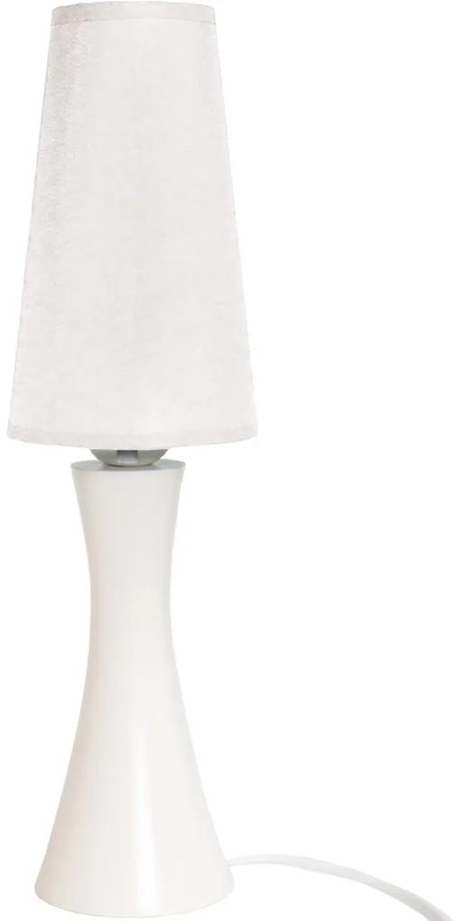 HELLUX DIANA4 moderná stolová lampa, 1xE27, 60W, biela