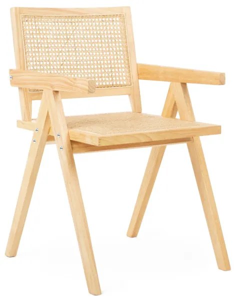Stolička ROTIN drevená 834085