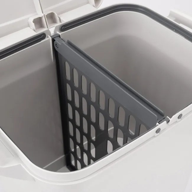 Odpadkový kôš NARDAN 42 l sivý