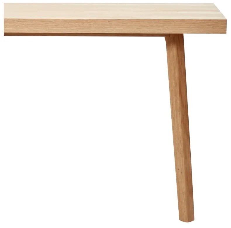 Jedálenský stôl v dekore duba 100x200 cm Herringbone – Hübsch