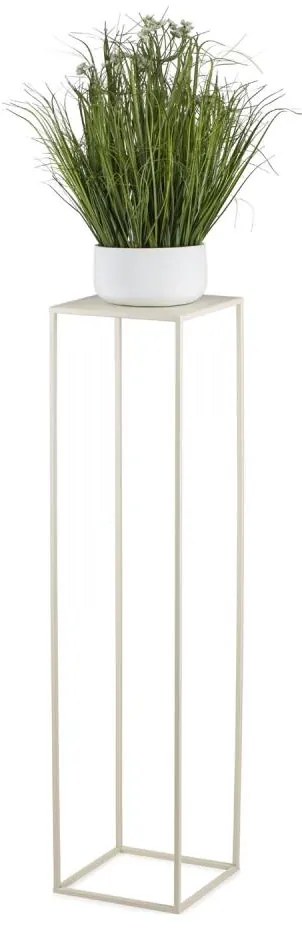 Stojan na kvety 100x24 cm krémová