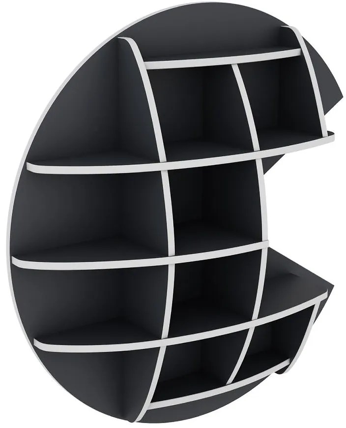 Polička Matrix Shelf III grafit/biela