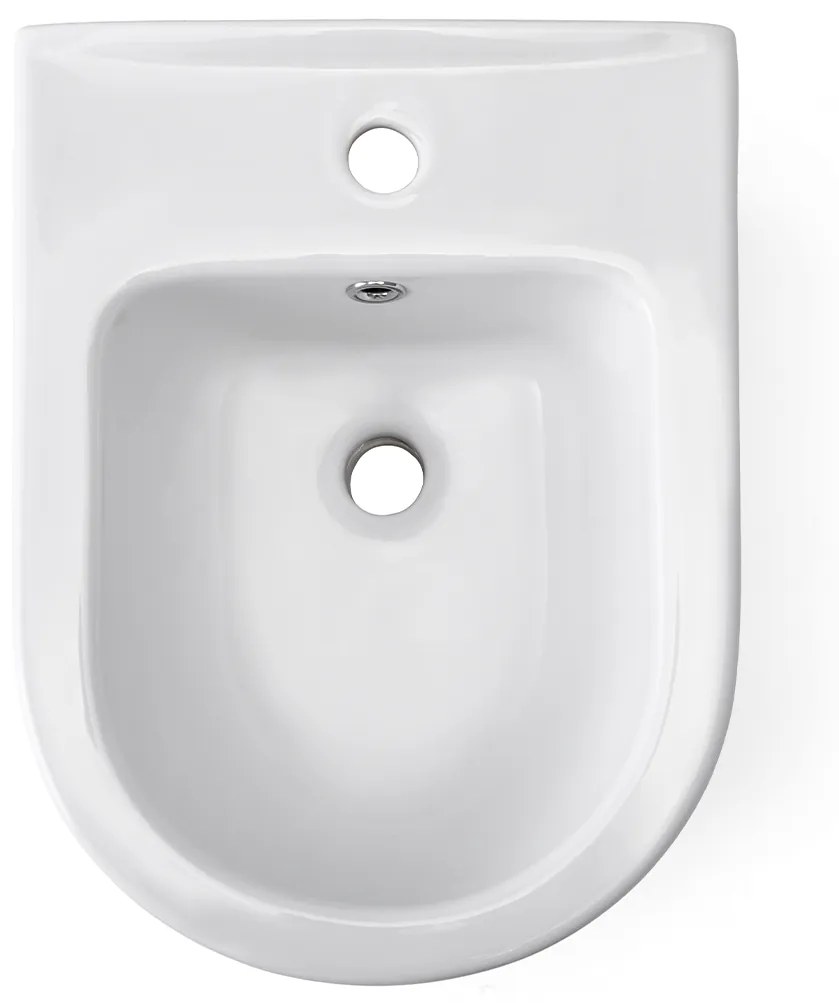 Cerano Puerto, keramický závesný bidet 50x35 cm, biela lesklá, CER-CER-425599