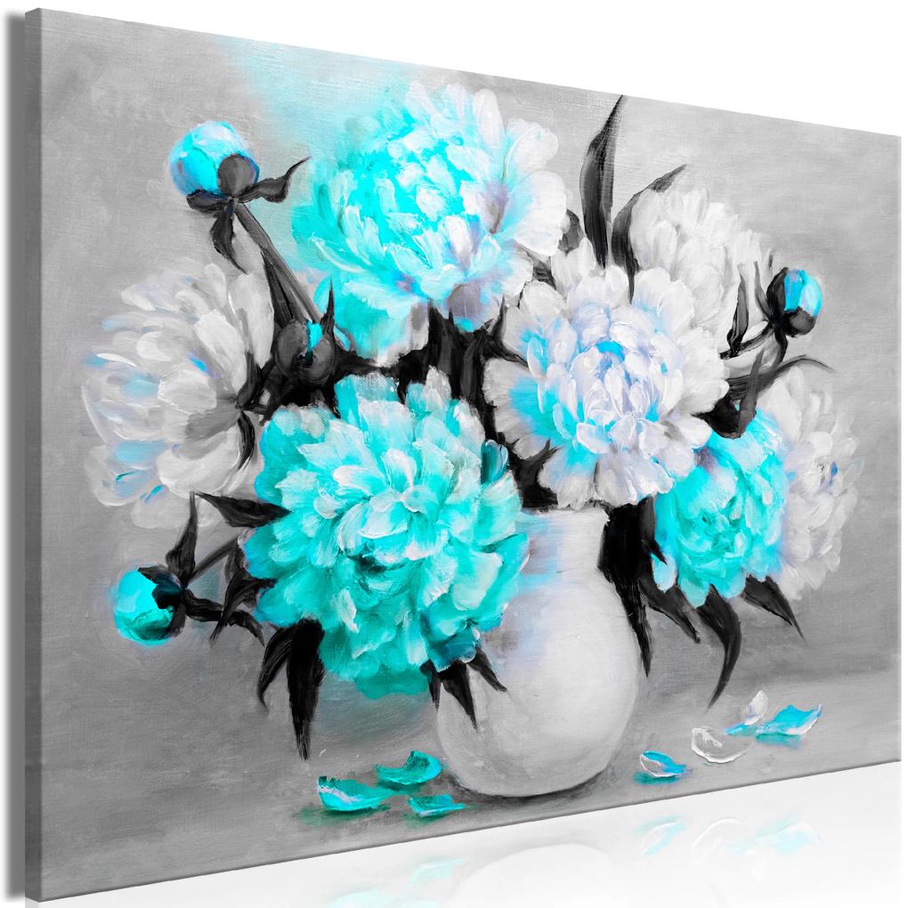 Artgeist Obraz - Fragrant Colours (1 Part) Wide Blue Veľkosť: 30x20, Verzia: Na talianskom plátne
